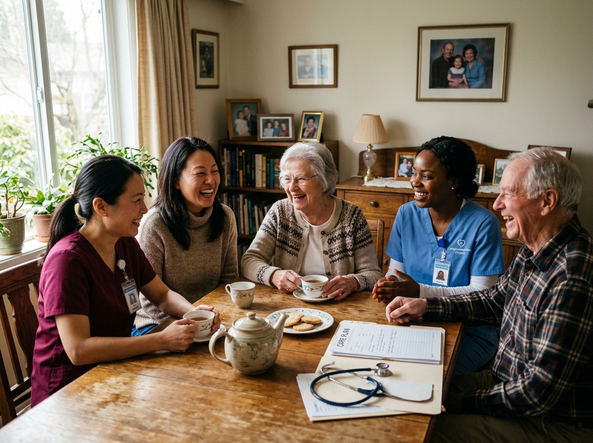 Multicultural Family and Diverse Caregivers in In-Home Hospice Consultation
